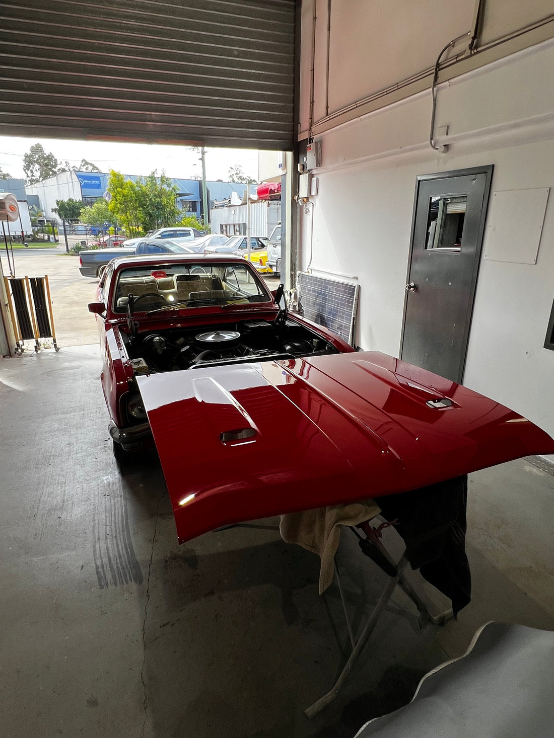 HK Monaro Bonnet Respray – Factory Red Finish