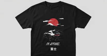 FK Apparel " Rising Sun Silhouette Tee "