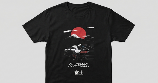 FK Apparel " Rising Sun Silhouette Tee "