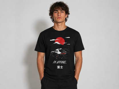 FK Apparel " Rising Sun Silhouette Tee "