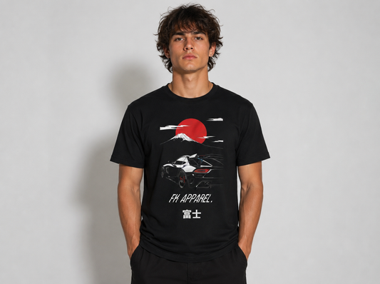 FK Apparel " Rising Sun Silhouette Tee "